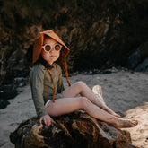 lullypop Girl Swimwear in Moss